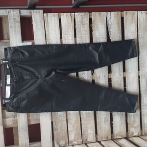 Faux leather skinny jeans by Social Standards. Size 14